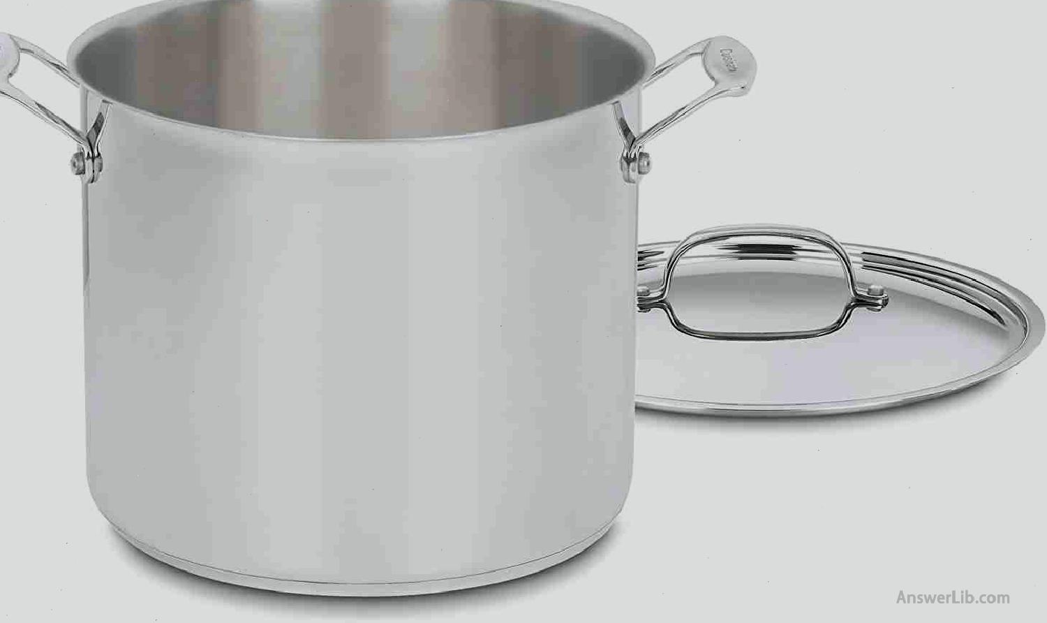 最佳品质Stainless steel soup pot：Cuisinart Chef's Classic 12-Quart Cover stockpot