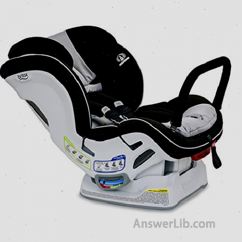 Safe seat with a U-shaped protective rod: Britax Boulevard ClickTight Anti-Rebound Bar Convertible Car Seat