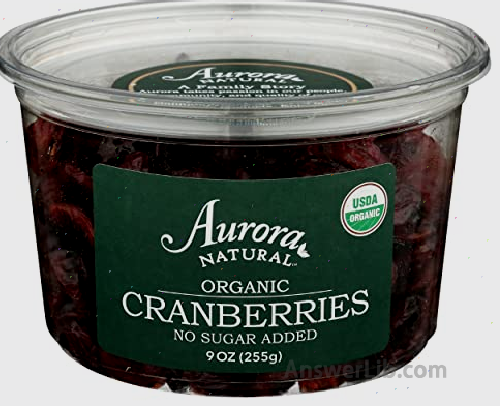 Aurora Products organic cranberry dried