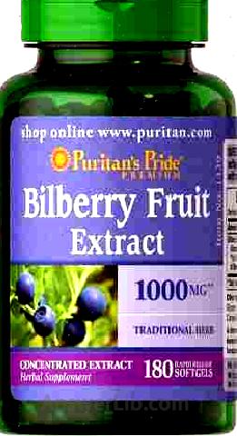 Puritan's Pride Bilberry Fruit Extract