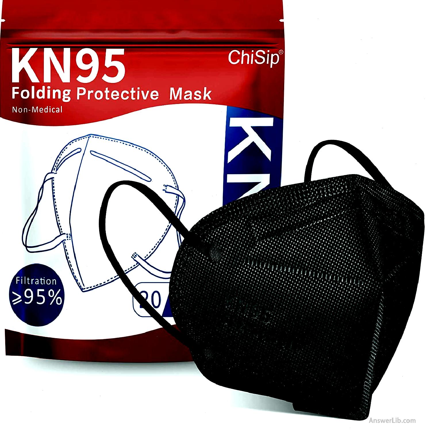 Adult KN95 mask: chISIP KN95 FACE MASK