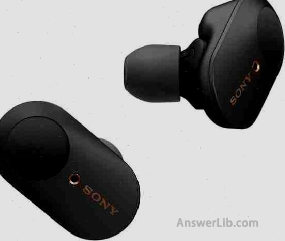 The best automatic adjustment of wireless earphones: Sony WF -000XM3