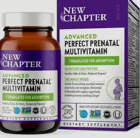 New Chapter Advanced Perfect Prenatal Vitamins