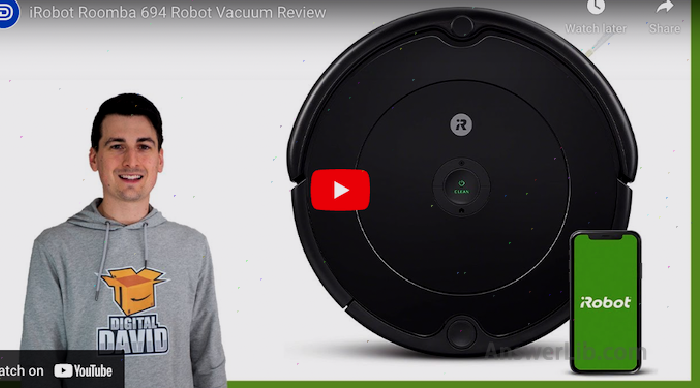 Evaluation of IROBOT ROOMBA 694 Scanning Robot