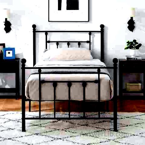 Ashburn 42.9'' Steel Bed Frame