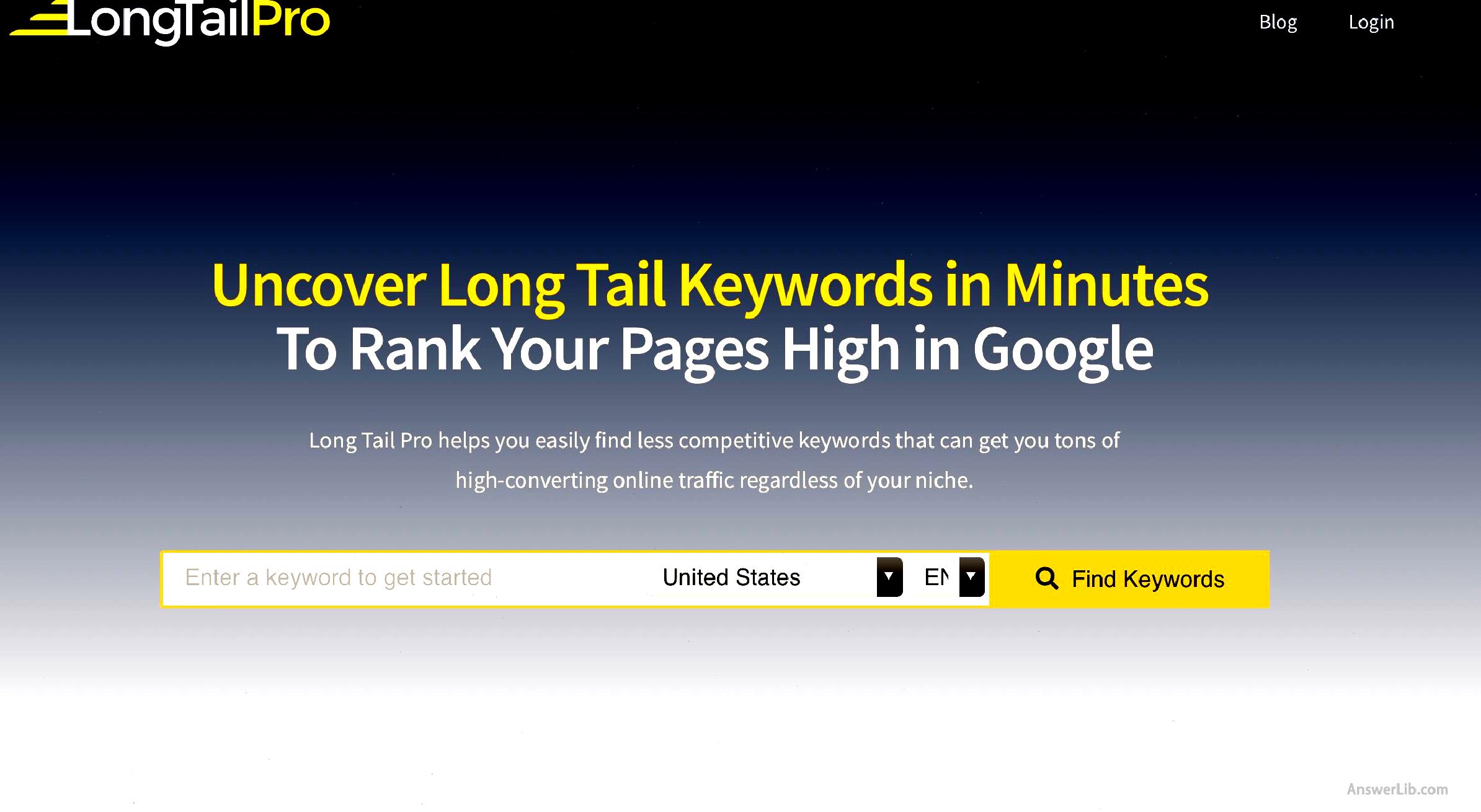 SEO Tool -Long Tail Pro