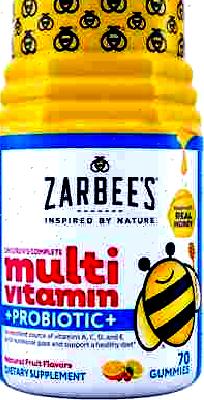 Zarbee's Kid's Complete Multivitamin + Probiotic Gummies