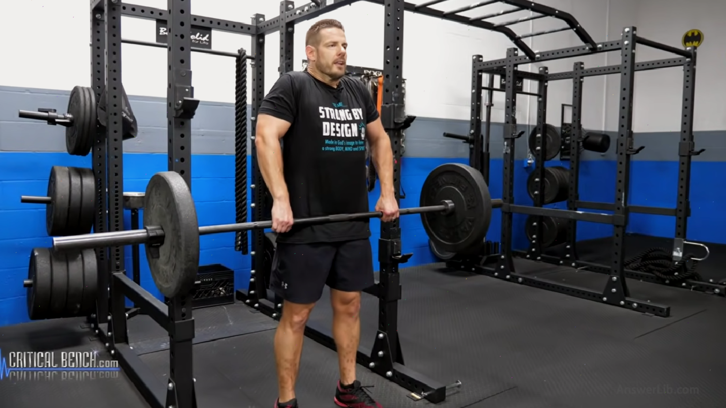 Use barbells for heavy shrugging (Weight Shrug)