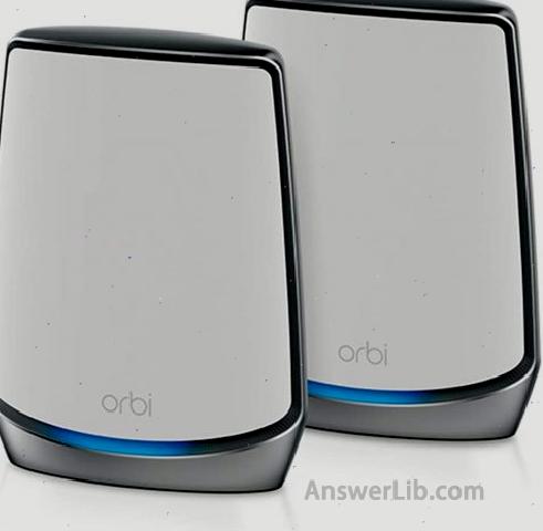 Best signal router: Netgear Orbi Whole Home Tri-Band Mesh Wifi 6 System (RBK852)-Router