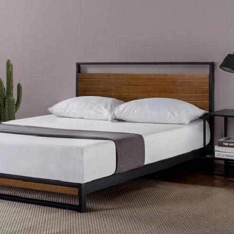 最佳简约风格bedstead：Pauletta Low Profile Platform Bed