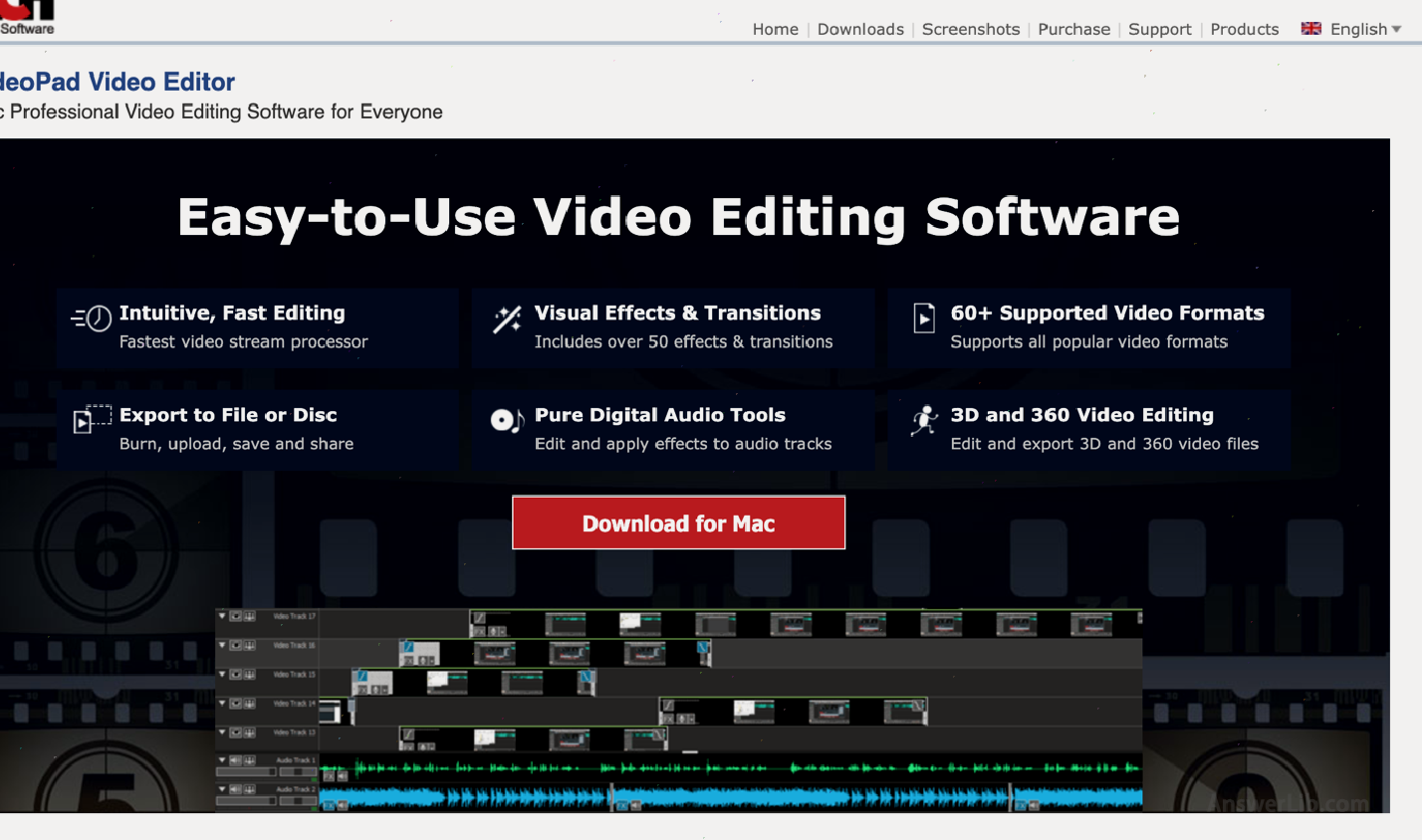 Best Windows System Applicable Video Edit Software: VideoPad