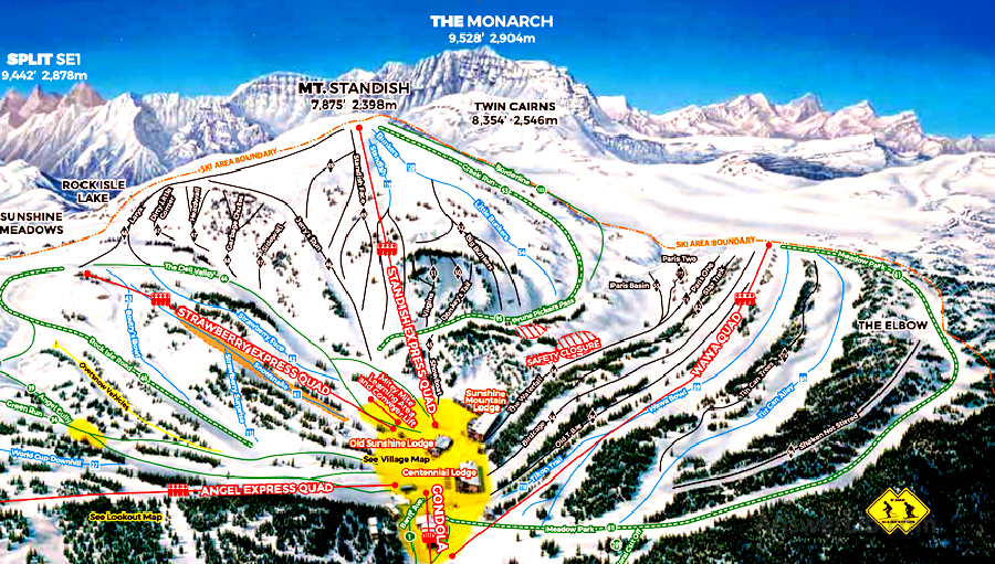 The Monarch ski trails