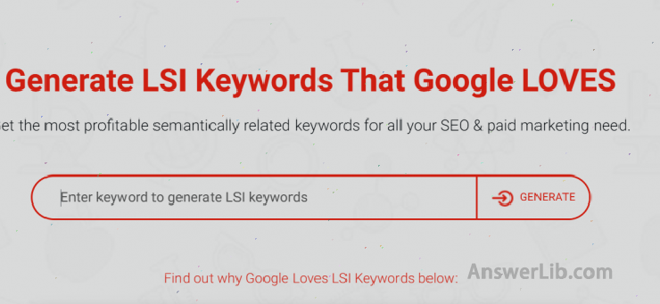 SEO tool - LSI Graph