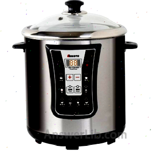 The maximum capacity stewed pot: Makoto multi-functional water and electricity stew cooker