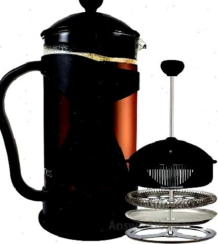 The most suitable for outdoor travel pot: Kona French Press Coffee Maker with Reusable Stainless Steel Filter