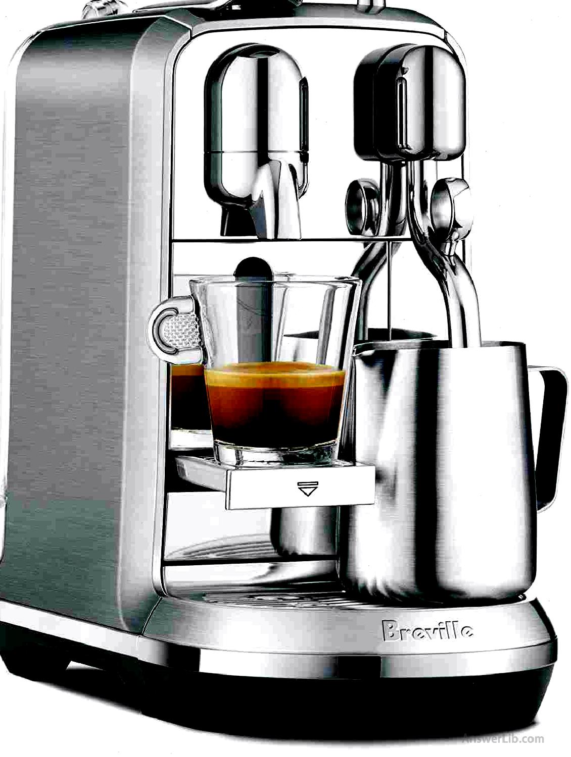 Best face value capsule coffee machine: Nespresso BNE800BSS Creatista Plus ESPRESSO MACHINE BY BREVILLE