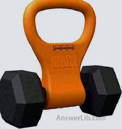 The pot handle for combined with dumbbells: Kettlebell Portable Weight Grip