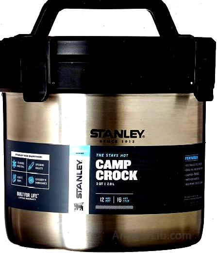 The most convenient shabu boiling pot: Stanley Adventure Stay Hot 3QT CAMP CROCK