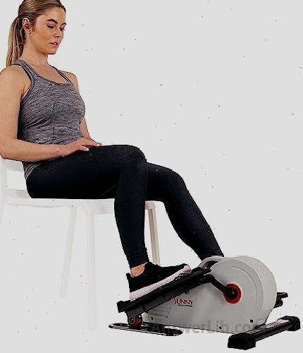 Sunny Health & Fitness Fully Assembled Magnetic Under Desk Elliptical