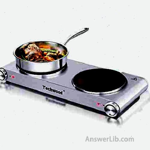 Hot Plate Techwood 1800W Electric B07H9P8759