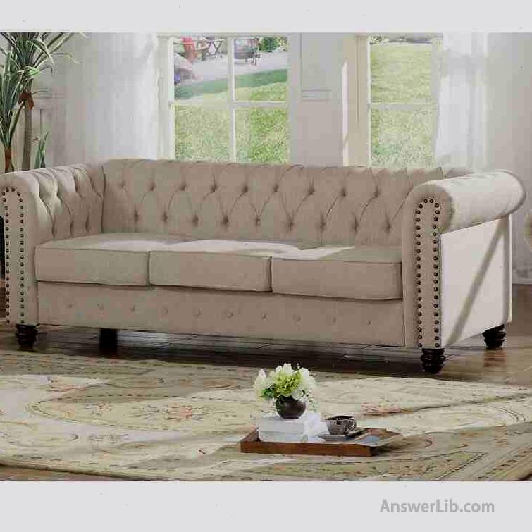 Best material three-person sofa: Altman Rolled ARM Sofa \\\\\\\\\\\\\\\\\\\\\\\\\\\\\\\\\\\\\\\\\\\\\\\\ n