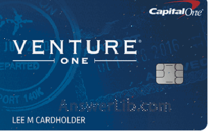 The best annual fee-free flight mileage reward credit card: venntureone rewards from capital one