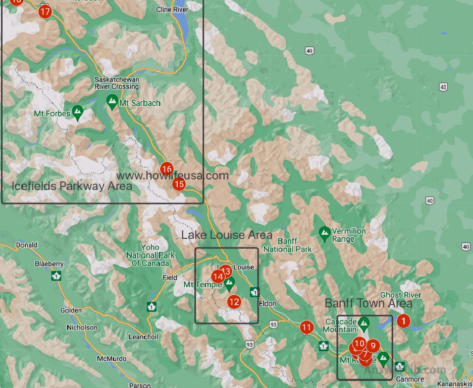 An important attraction of Banff National Park