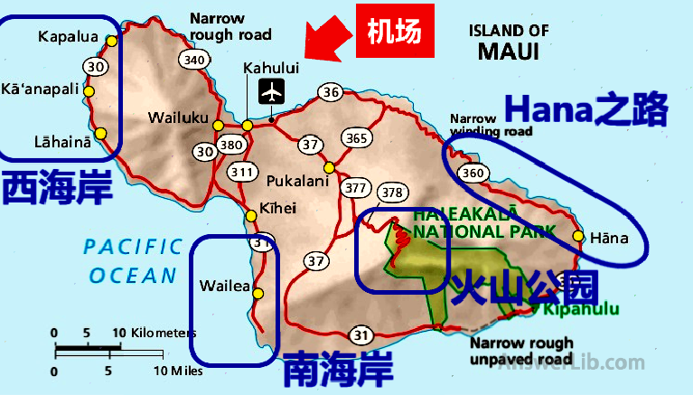 Ladies distribution of Maoyi Island of Hawaii