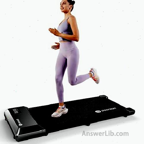 DeerRun Walking Pad Treadmill Under Desk 2 in 1 Walking