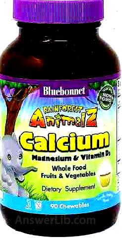 BlueBonnet Super Earth Rainforest Animalz Calcium Magnesium And Vitamin D3 Chews