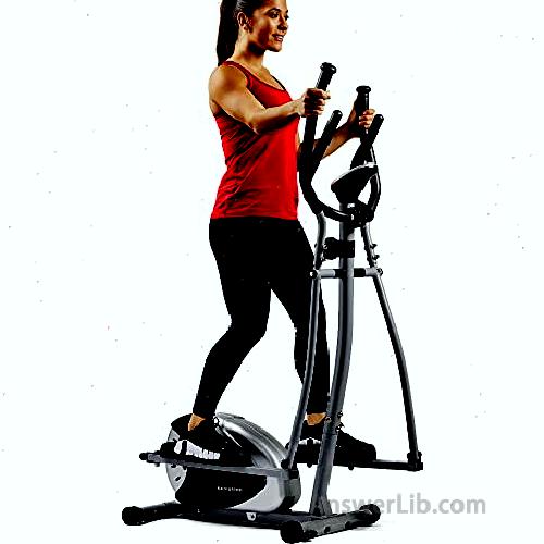 Sunny Health & Fitness Legacy Stepping Elliptical Machine Total Body