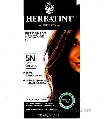 Herbatint Permanent Haircolor Gel 5N