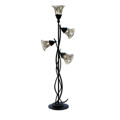 Floor Lamp, Glass, Metal, Lighting, 3D