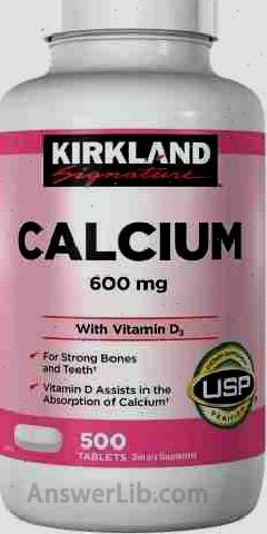 Kirkland Signature Adult Calcium 600 mg with Vitamin D3