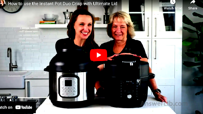 Instant POT high-pressure cooker Duo Crisp with Ultimate lid evaluation