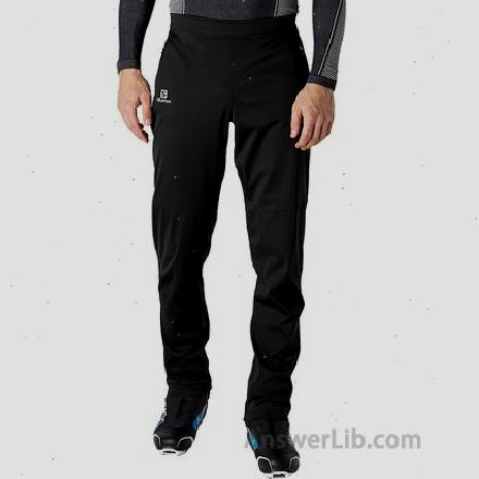 Salomon -Agile warm pants-men -black