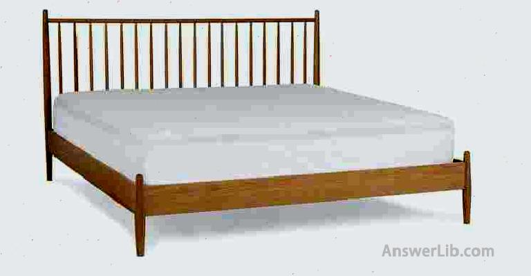 Lenia White Oak King Bed