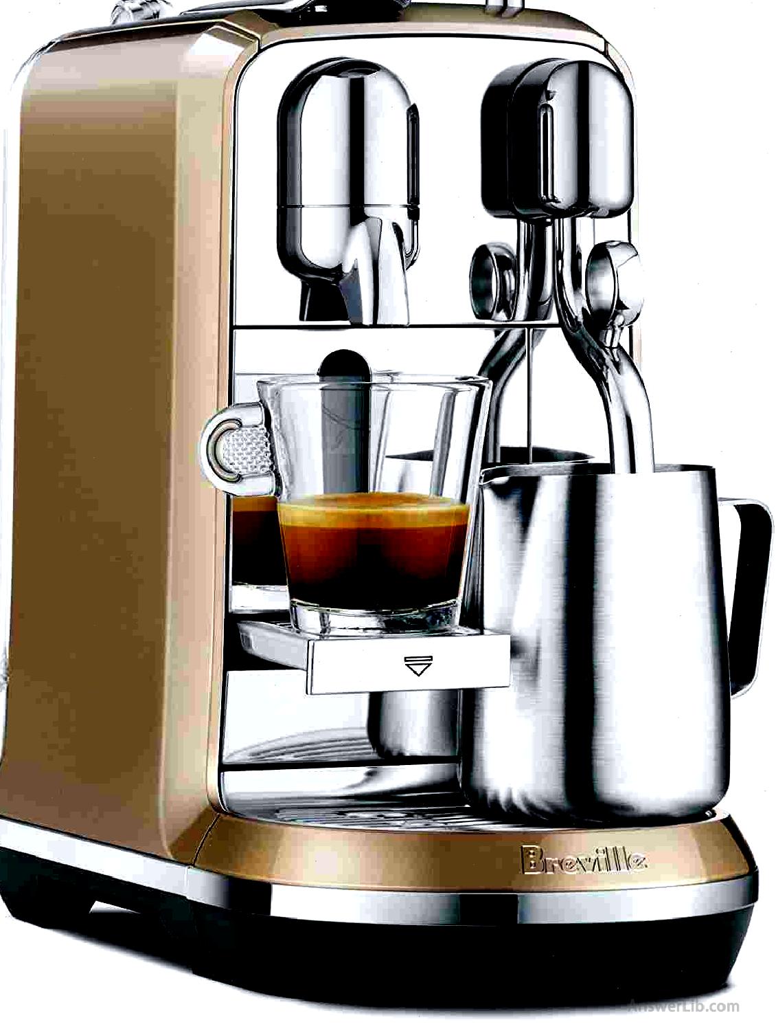 Best texture Breville Nespresso Capsule Coffee Machine: Nespresso Creatista Single Serve ESPRESSO MILK Milk Auto Steam Wand