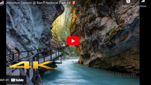 Johnston Canyon Video 1