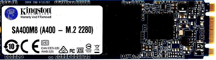 The best cost-effective M.2 SATA solid state drive: Kingston A400 Internet SSD