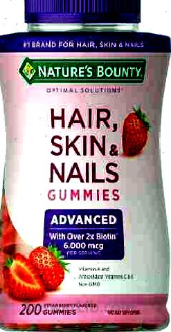 Nature's Bounty Optimal Solutions Advanced Hair, Skin & Nails Gummies