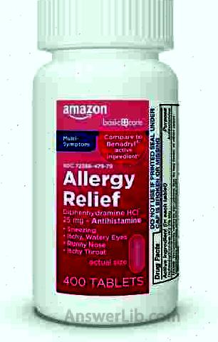 Amazon Basic Care anti-allergic tablets