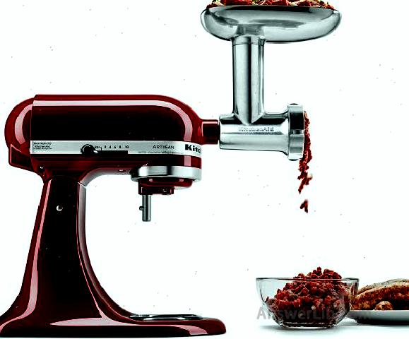 Metal meat grinder: Kitchenaid KSMMGA METAL FOOD GRINDER Attachment