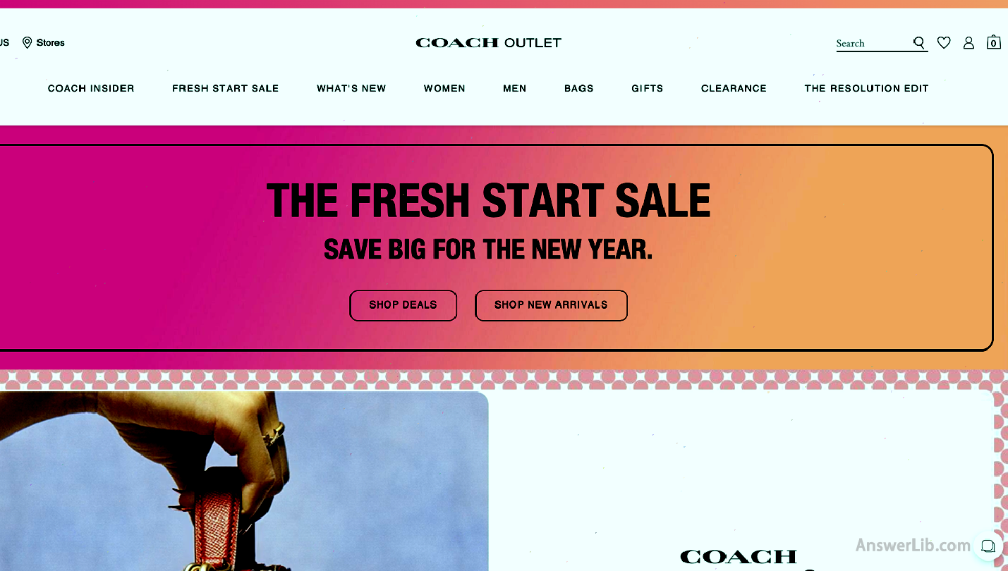 Online Shopping Website -Coach Outlet