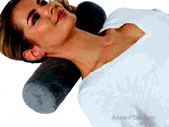 Cervical Neck Roll Memory Foam Pillow