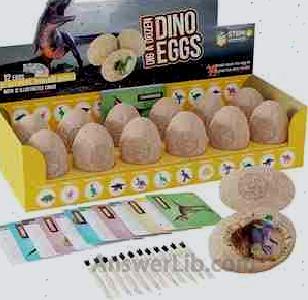 Dig a Dozen Dino Egg Dig Kit - Easter Egg Dinosaur Toys for Kids