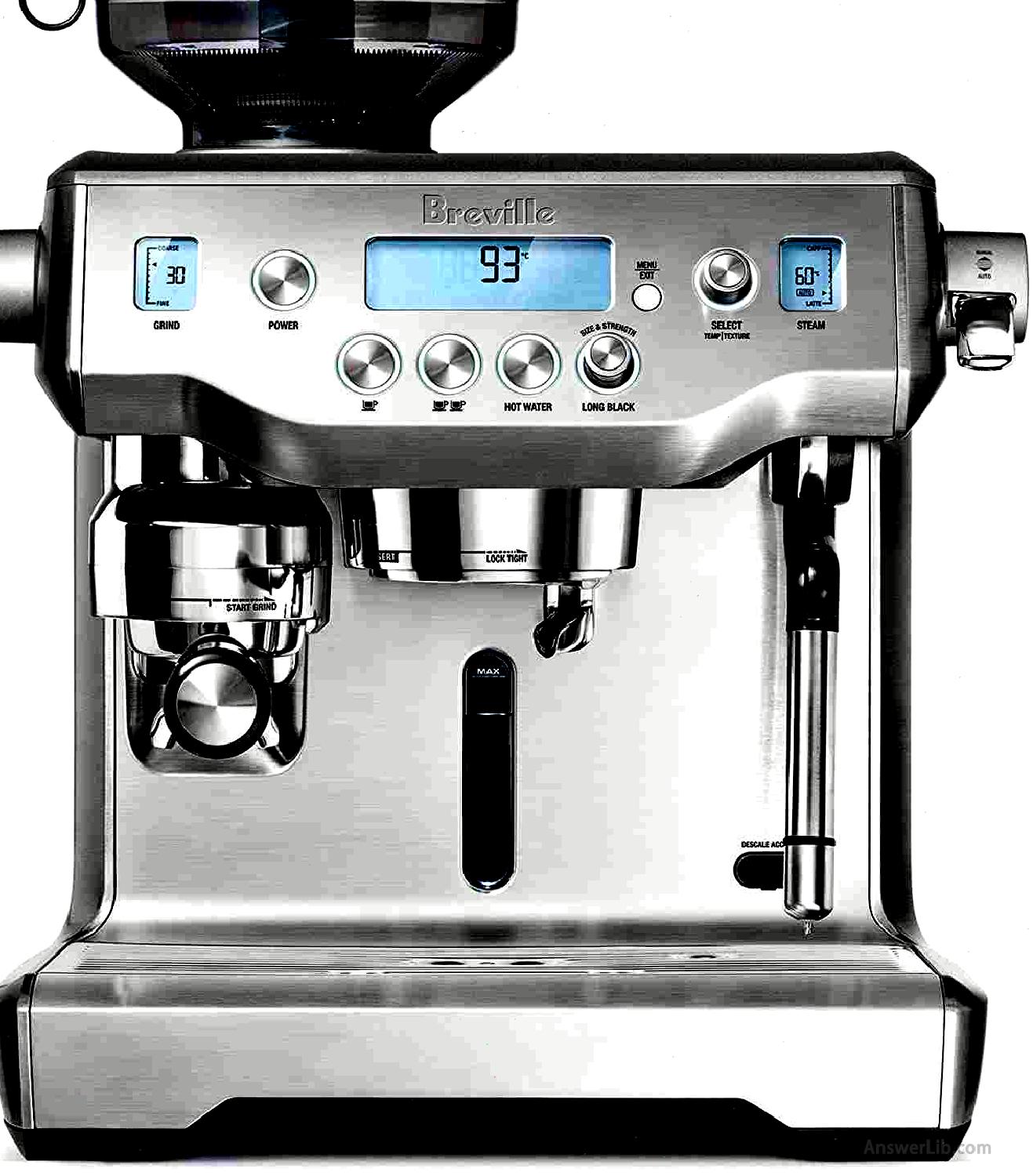 Best Sense Coffee Machine: Breville Bes980xl Oracle Espresso Machine, Brushed Stainless Steel