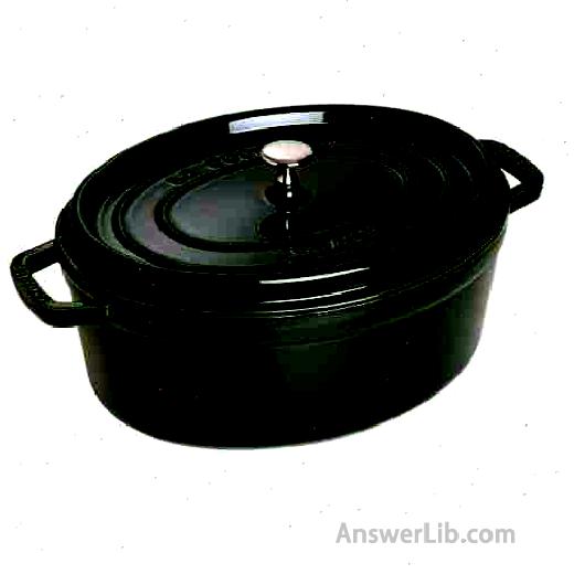 Staub cast iron pot oval