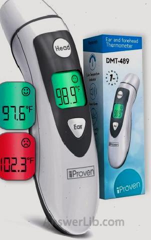 The best multi-functional infrared thermometer: iProven thermometer for adults forehead and ear