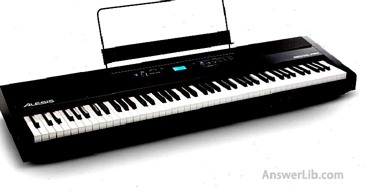 Best portable and teaching electric piano: Alesis Recital Pro -88 Key Digital Piano